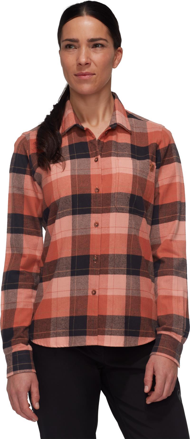 Trovat LS Shirt - Womens - Brick / Black 2