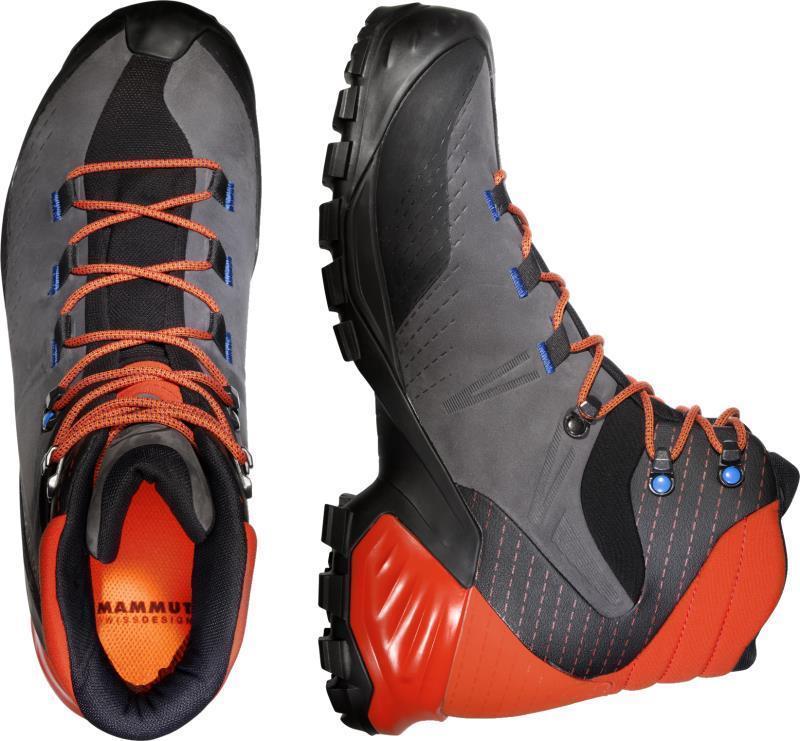 Trovat Tour High GTX - Mens - Asphalt / Hot Red 3
