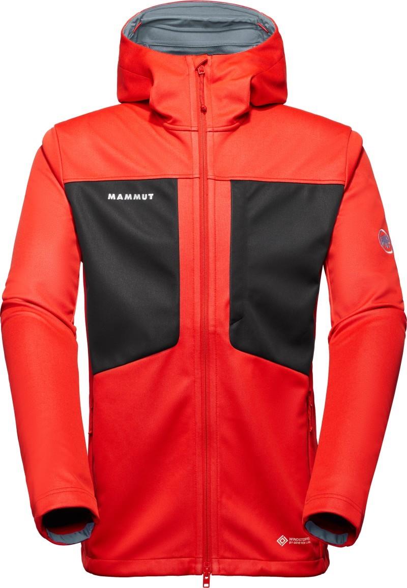 Ultimate VIII SO Hooded Jacket - Mens - mammut red / black 1