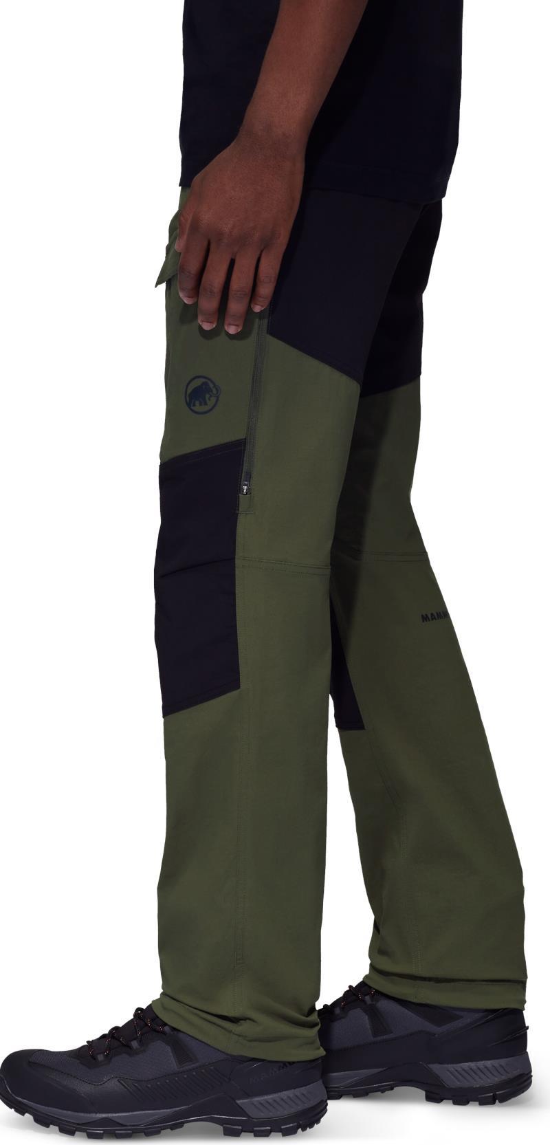 Zinal Hybrid Pants, Long - Mens - Dark Marsh / Black 4