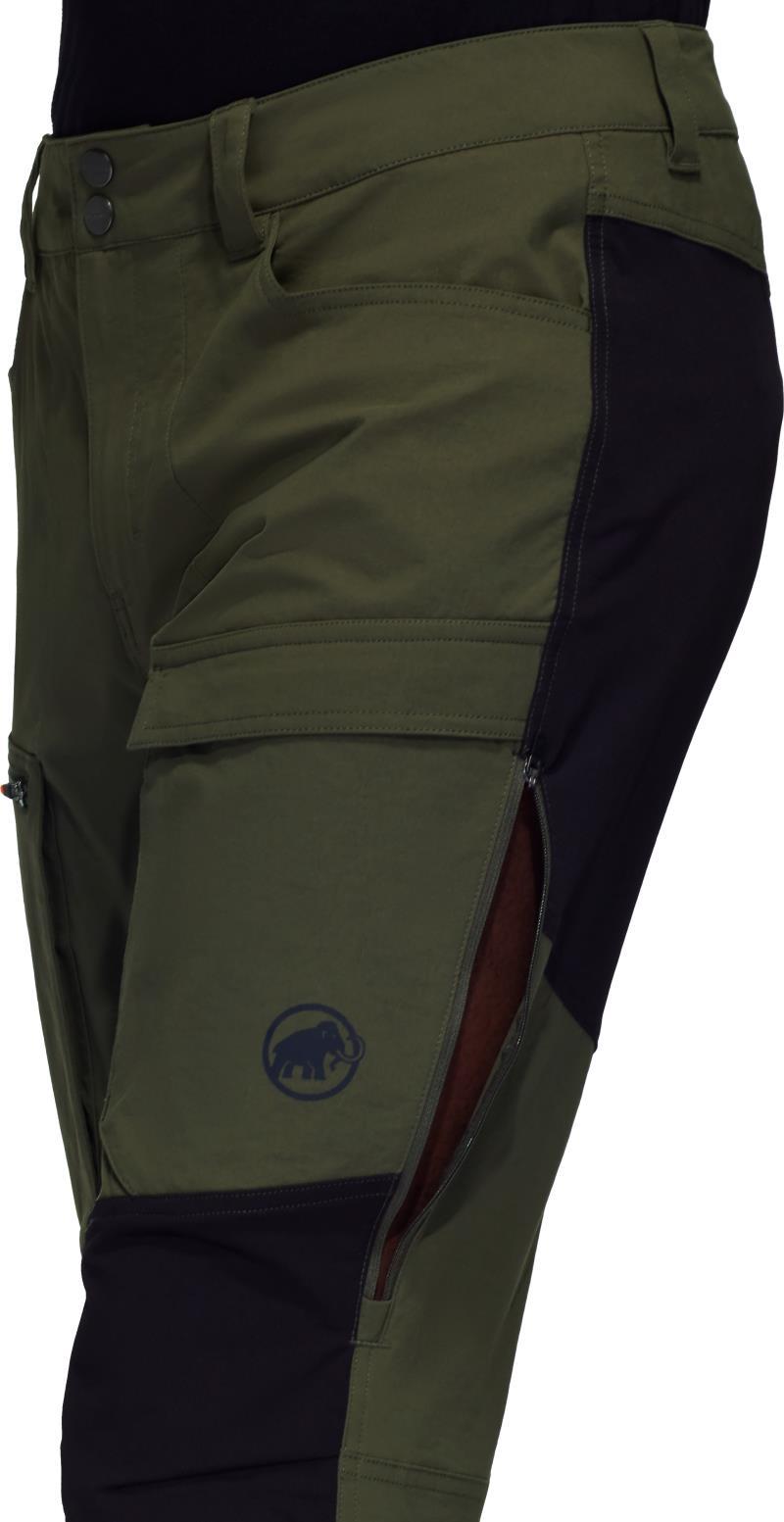 Zinal Hybrid Pants, Long - Mens - Dark Marsh / Black 5
