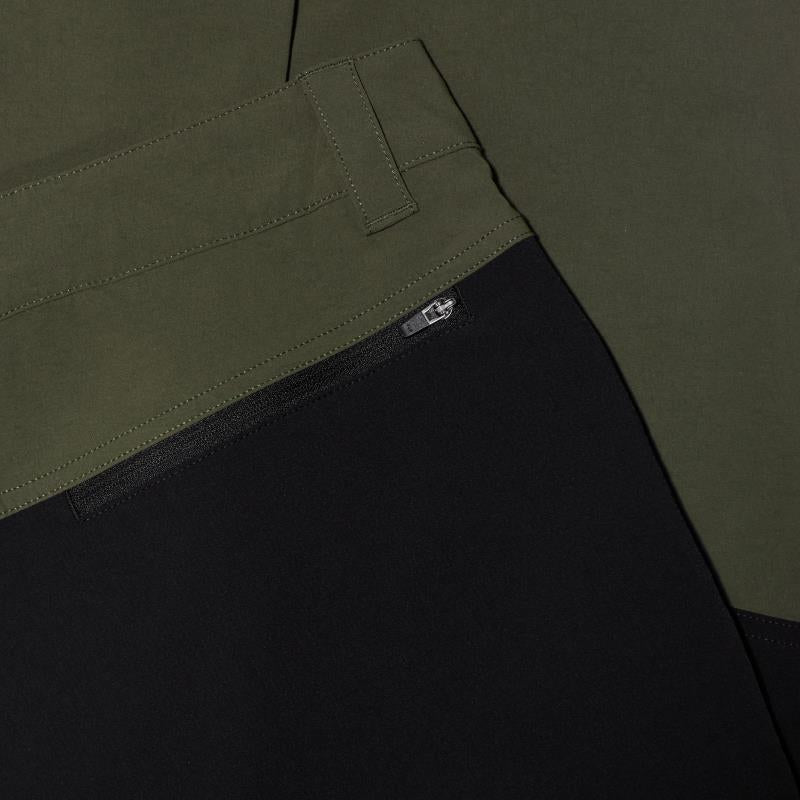 Zinal Hybrid Pants, Reg - Mens - Dark Marsh / Black 7
