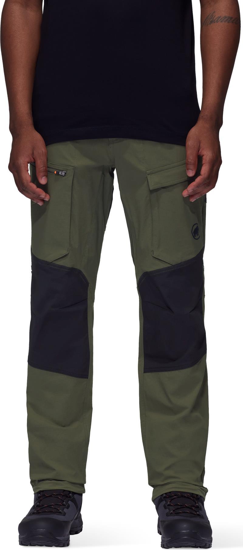 Zinal Hybrid Pants, Reg - Mens - Dark Marsh / Black 2