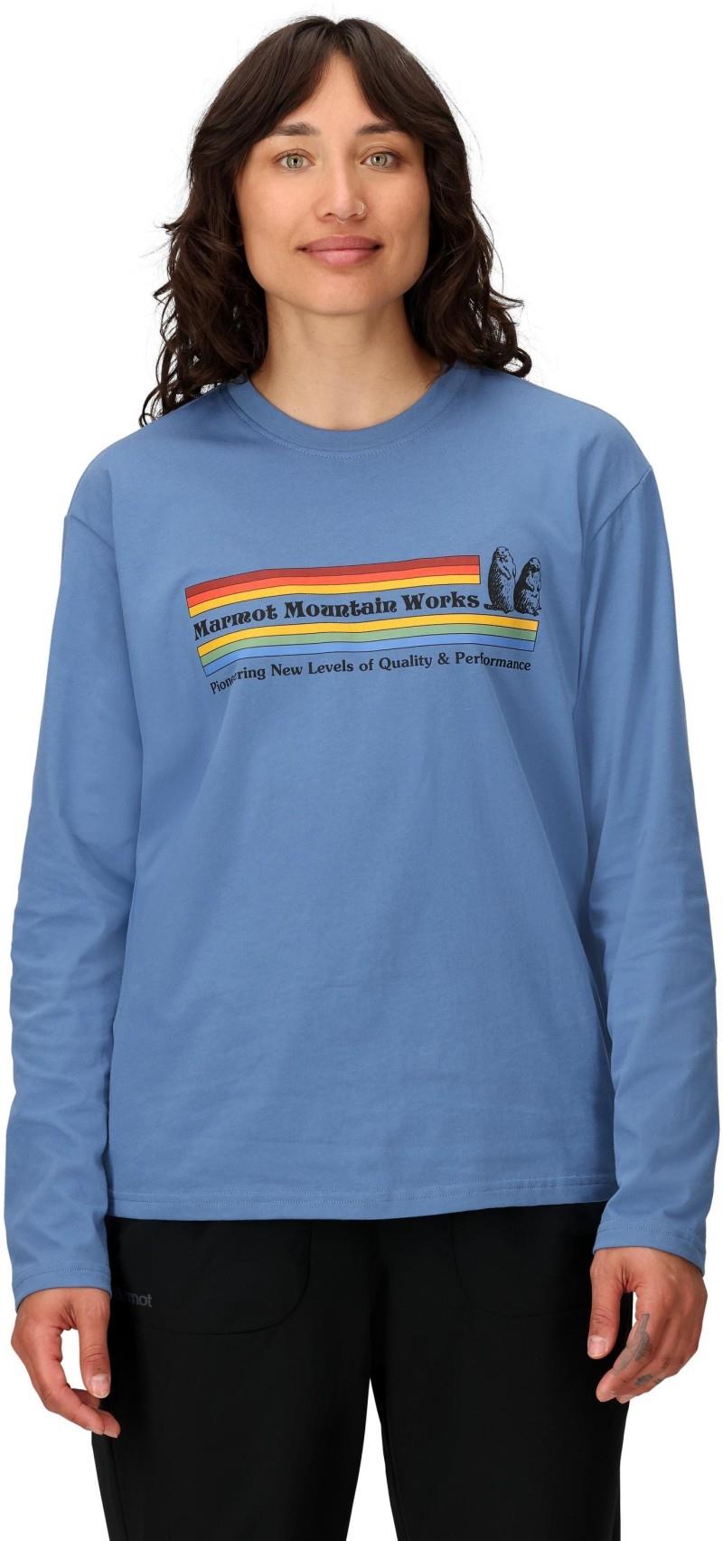 1983 Tee LS - Womens - rain cloud 1
