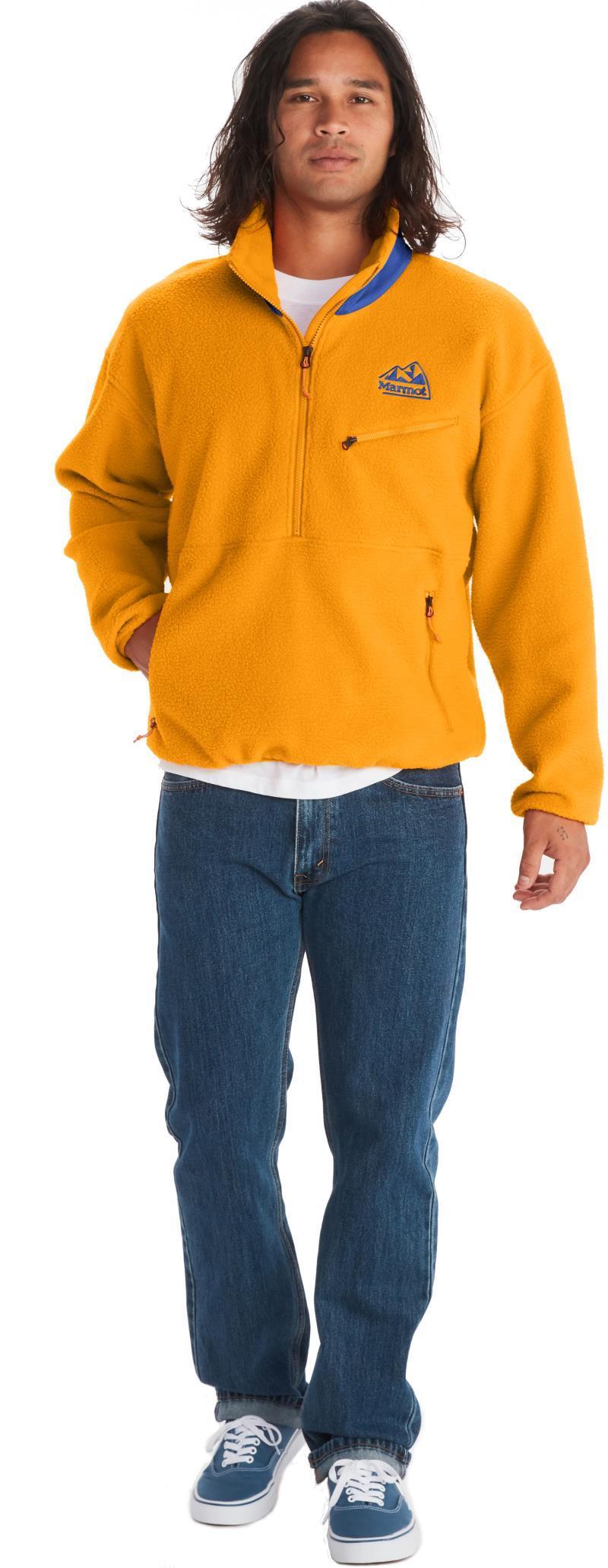 94 E.C.O. Recycled Fleece - Mens - Golden Sun / Trail Blue 4