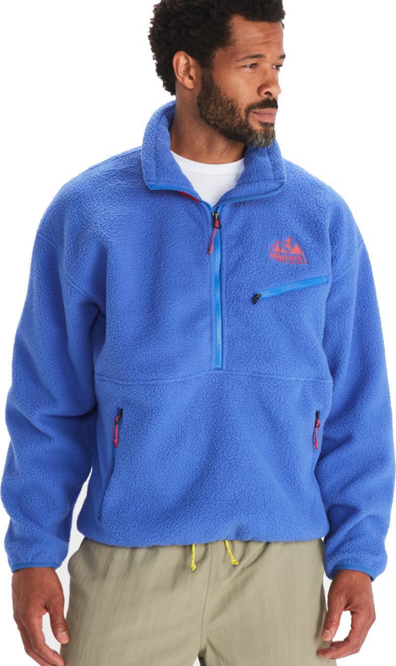94 E.C.O. Recycled Fleece - Mens - Trail Blue / Victory Red 1