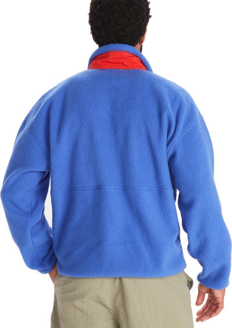 94 E.C.O. Recycled Fleece - Mens - Trail Blue / Victory Red 3