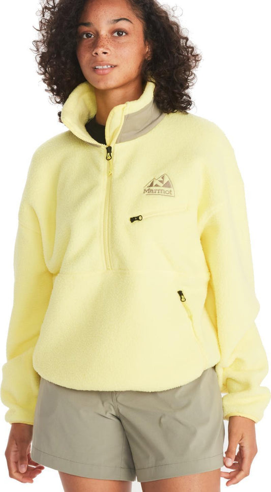 94 E.C.O. Recycled Fleece - Womens - Light Yellow / Vetiver 1