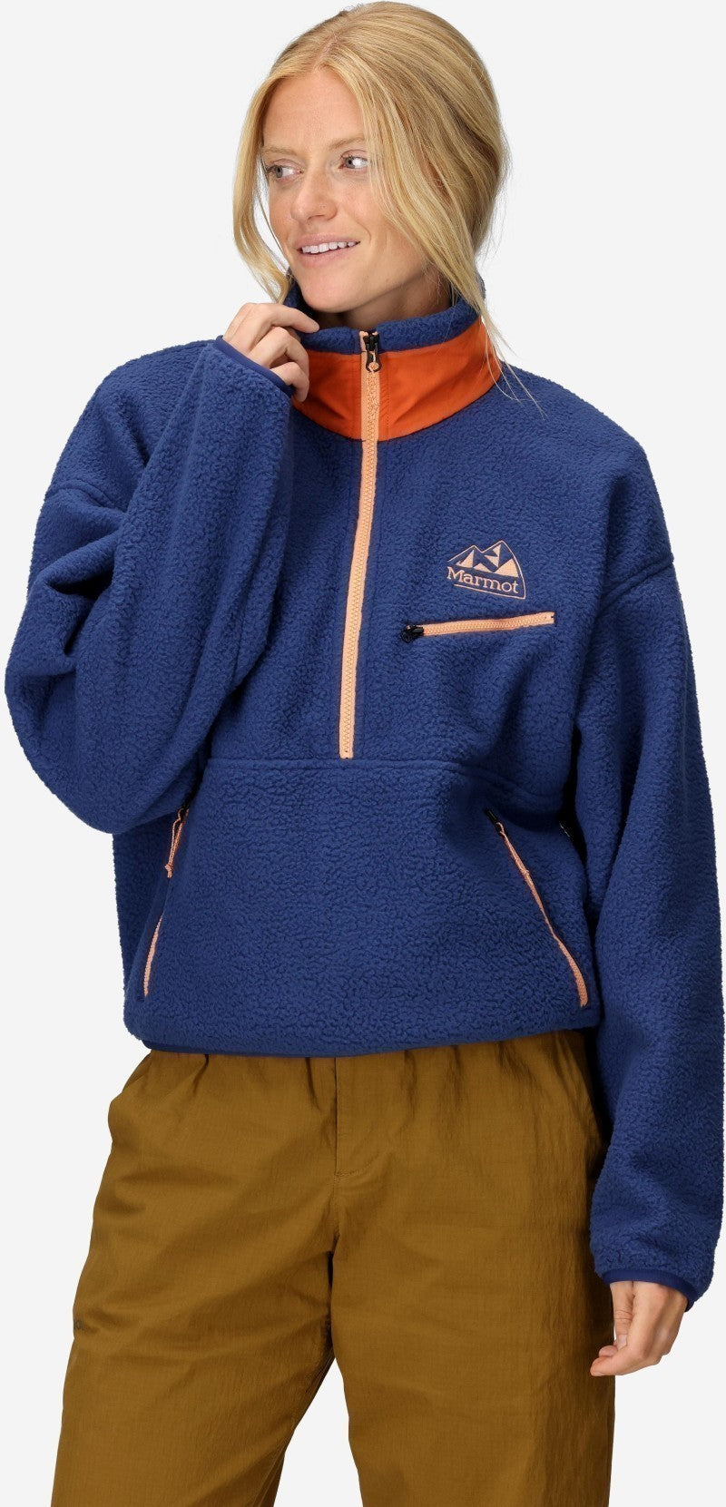 94 E.C.O. Recycled Fleece - Womens - twilight blue / ginger blossom 1