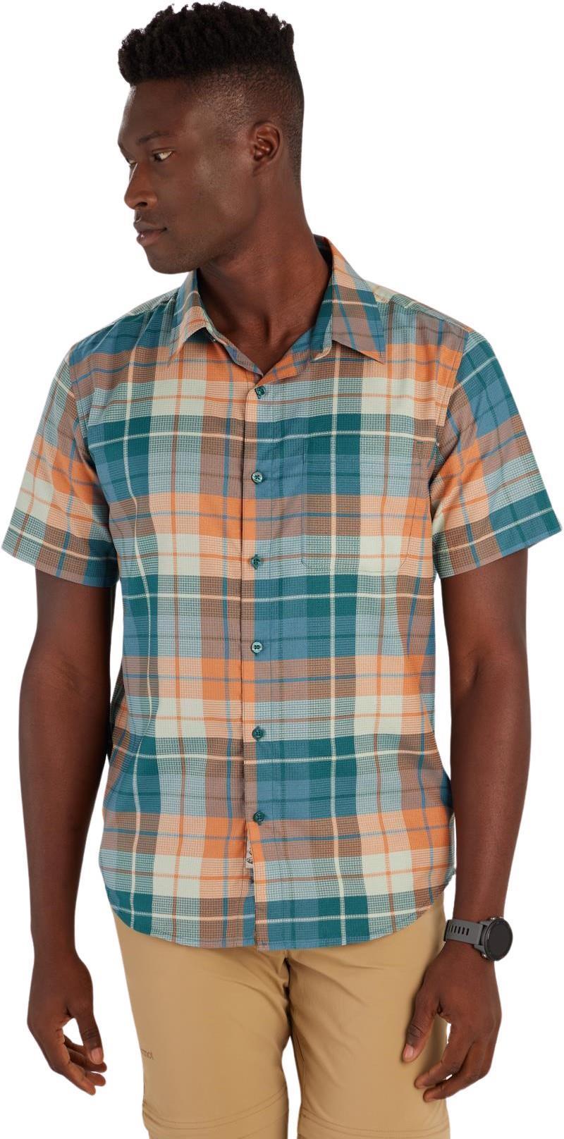 Aerobora Novelty SS - Mens - Dark Jungle Wayland Plaid 1