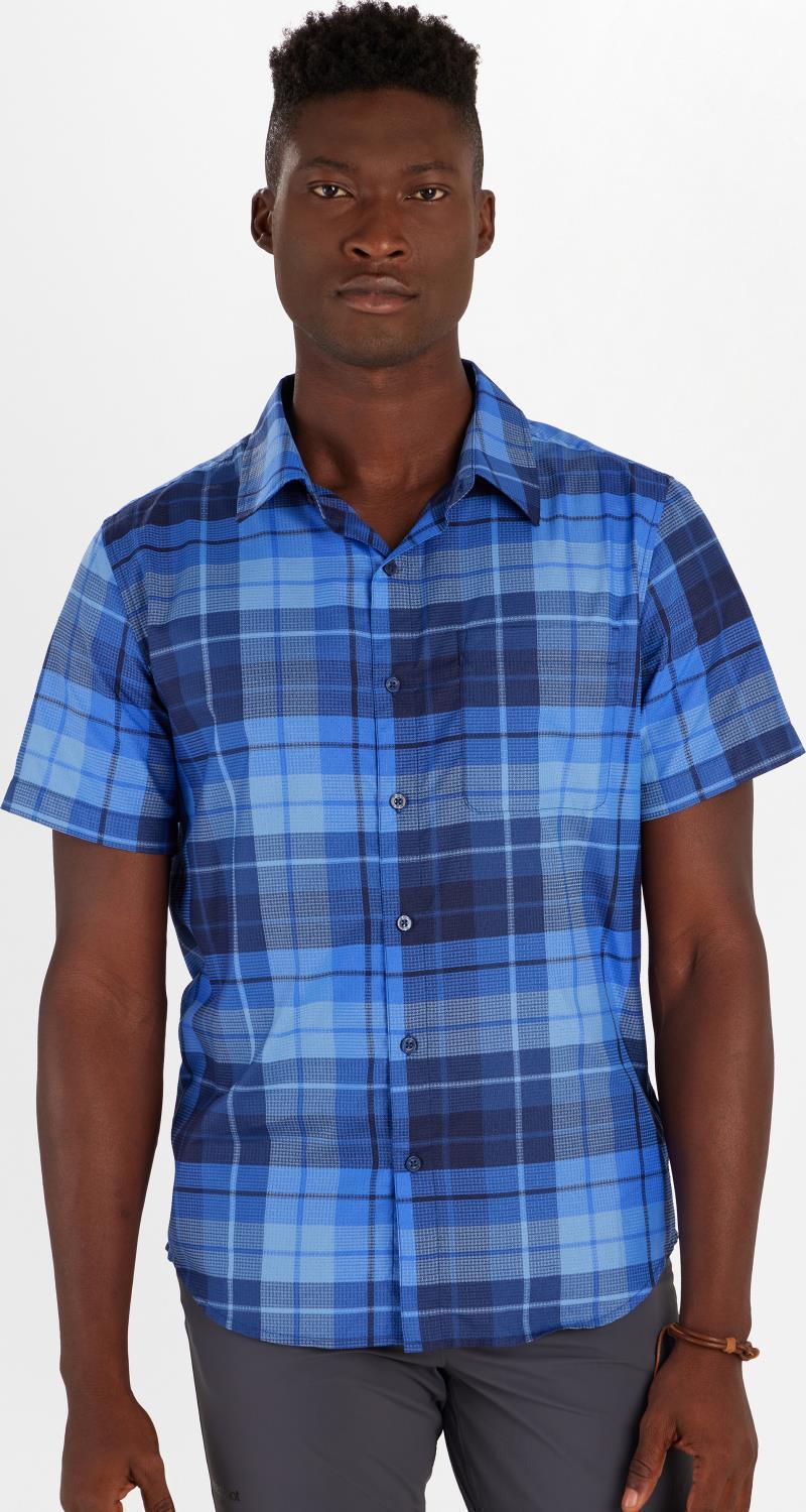 Aerobora Novelty SS - Mens - Twilight Blue Wayland Plaid 1