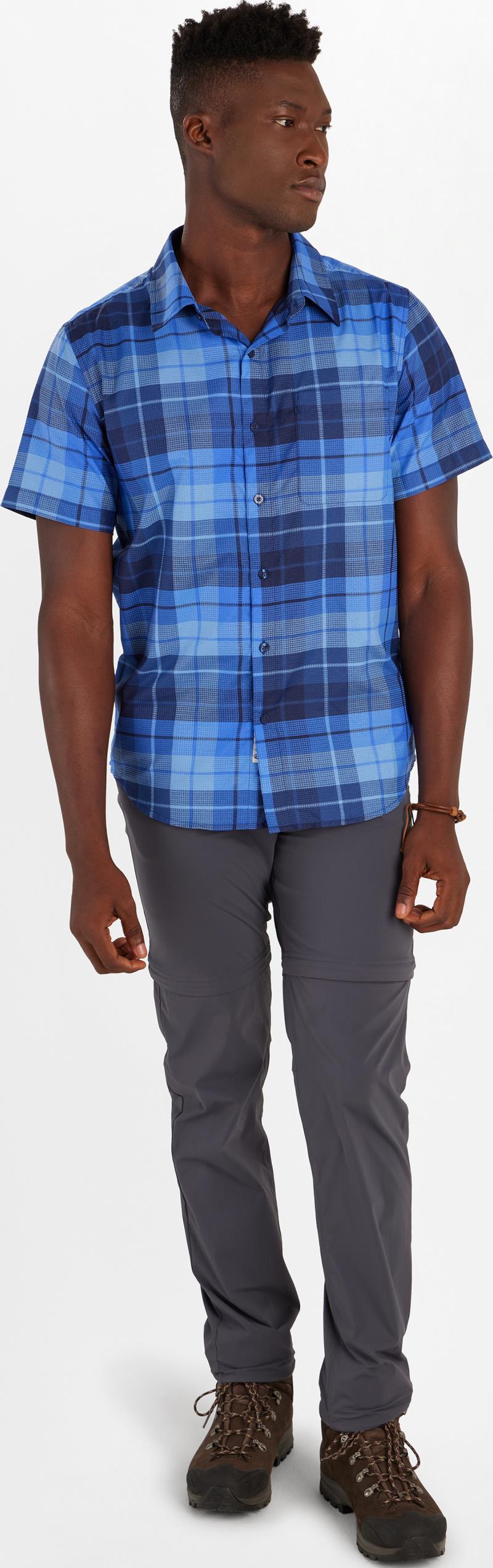 Aerobora Novelty SS - Mens - Twilight Blue Wayland Plaid 3
