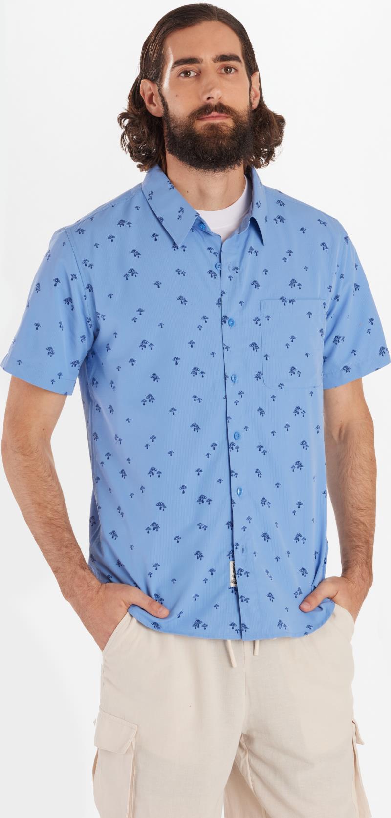Aerobora Novelty SS - Mens - blue bonnet mushroom 1
