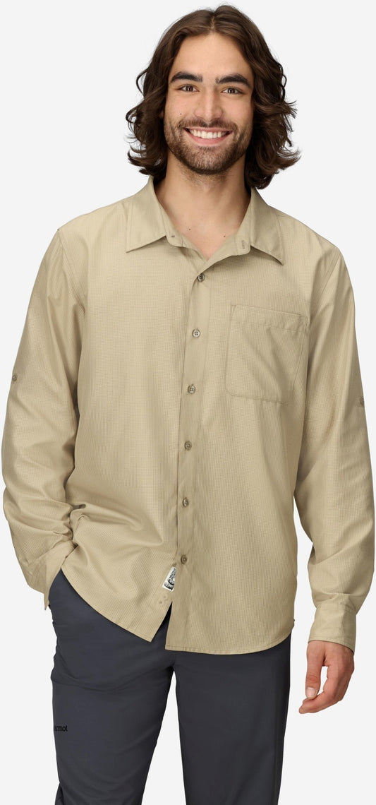 AirExchange LS Shirt - Mens - chinchilla 1