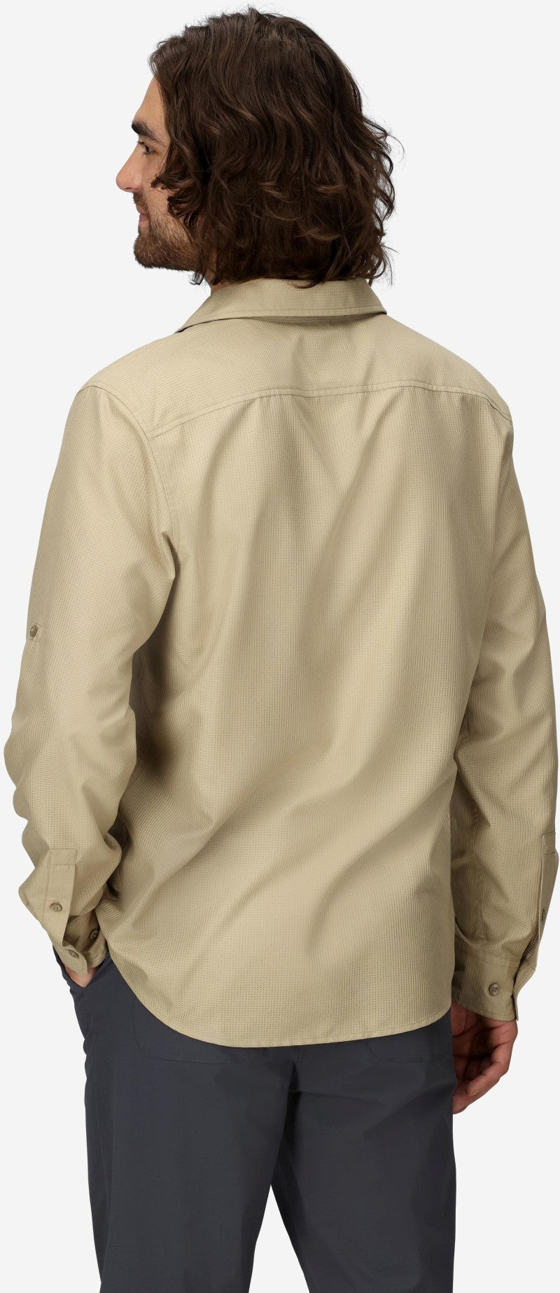 AirExchange LS Shirt - Mens - chinchilla 1