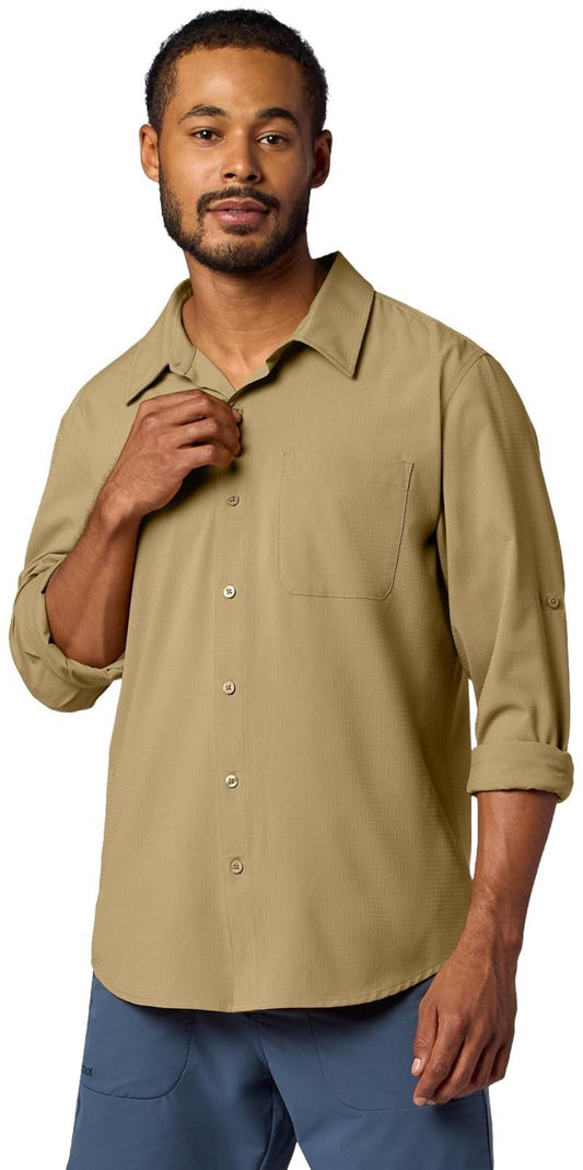 AirExchange LS Shirt - Mens - desert khaki 1