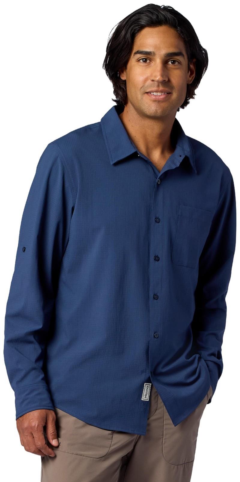 AirExchange LS Shirt - Mens - nightfall navy 1
