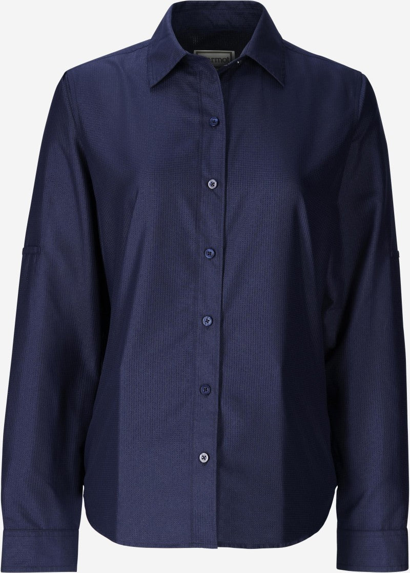 AirExchange LS Shirt - Womens - arctic navy 1