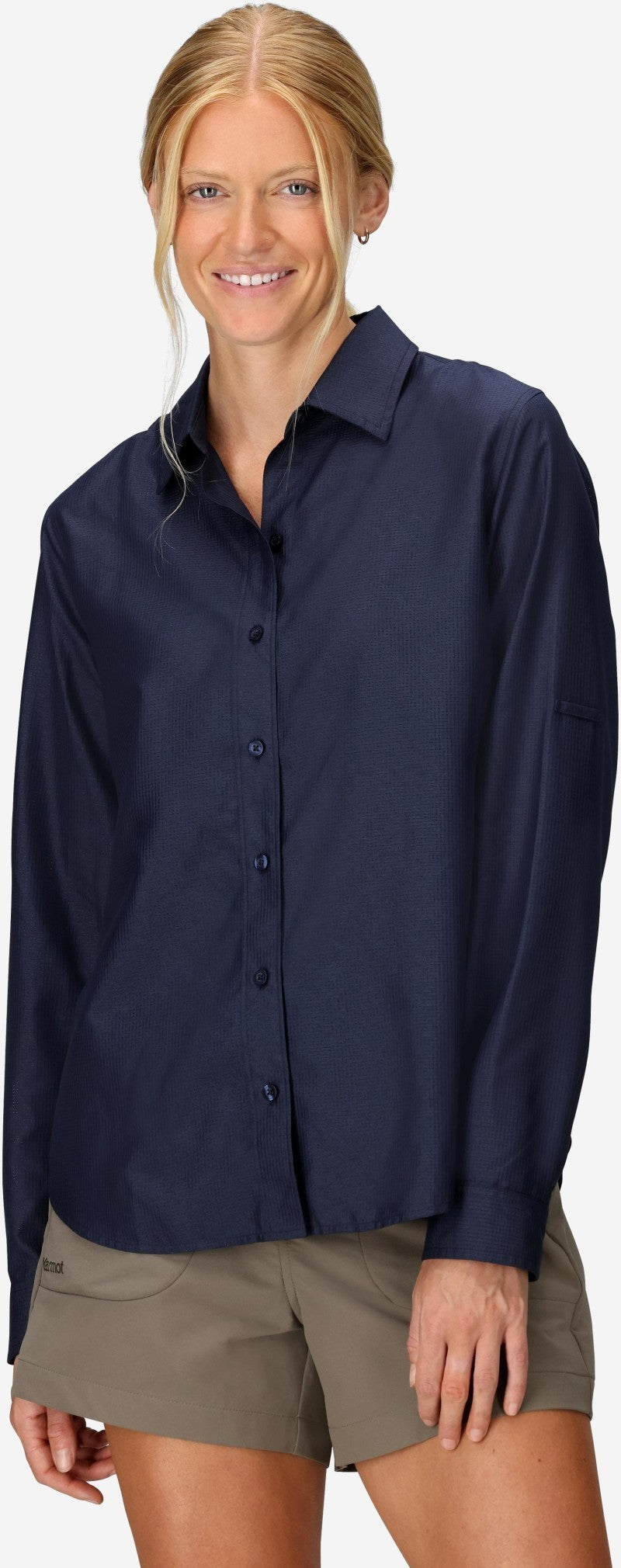 AirExchange LS Shirt - Womens - arctic navy 1