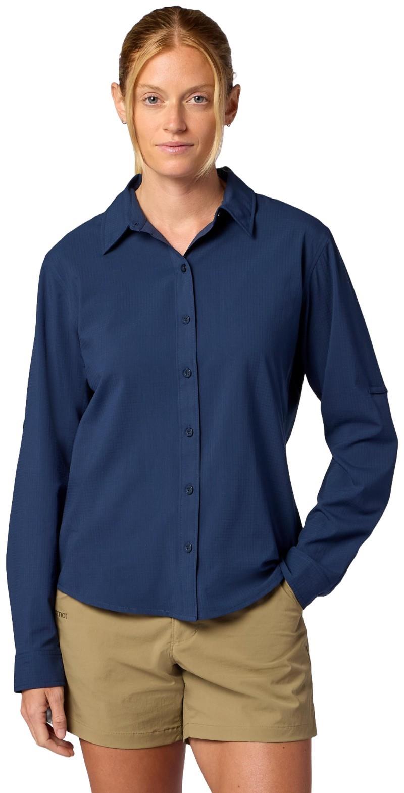 AirExchange LS Shirt - Womens - nightfall navy 1