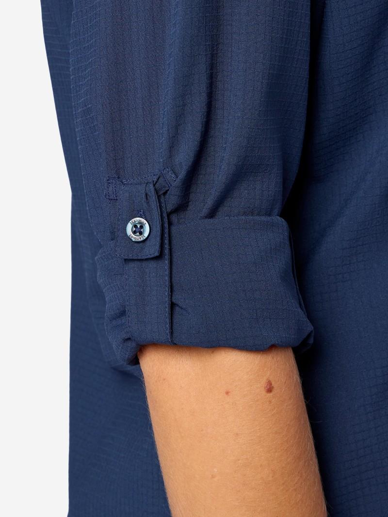 AirExchange LS Shirt - Womens - nightfall navy 1