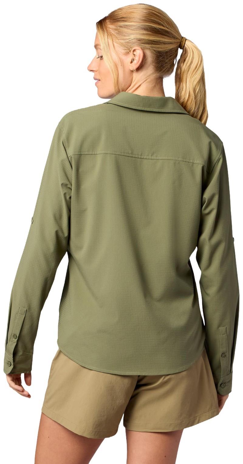 AirExchange LS Shirt - Womens - olive grove 1
