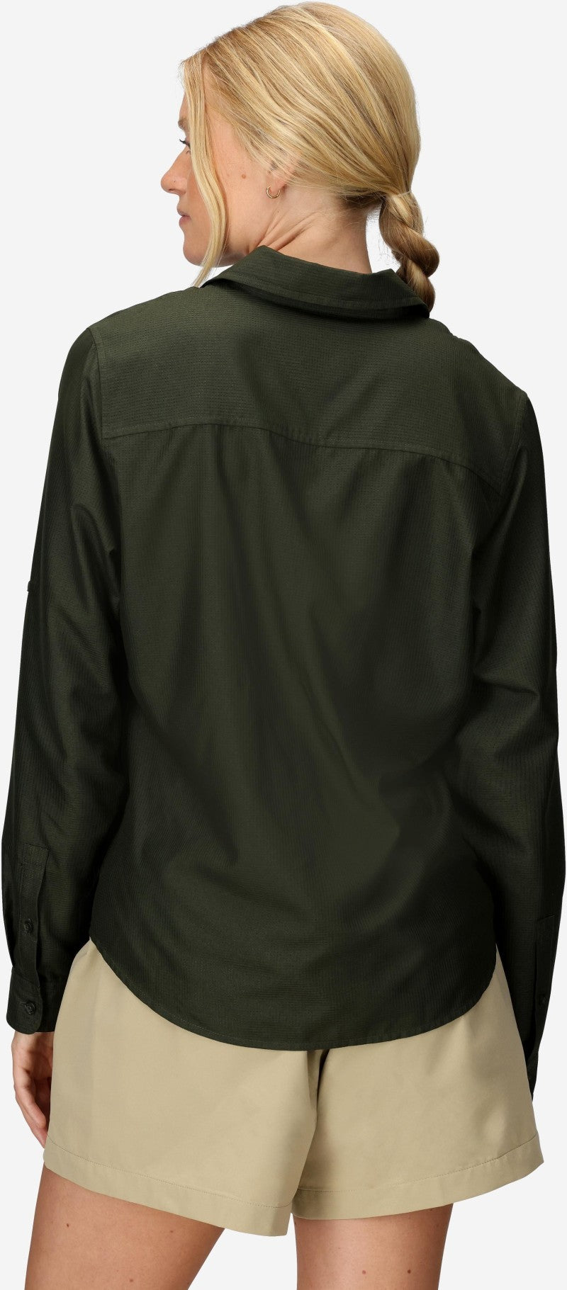 AirExchange LS Shirt - Womens - rosin green 1