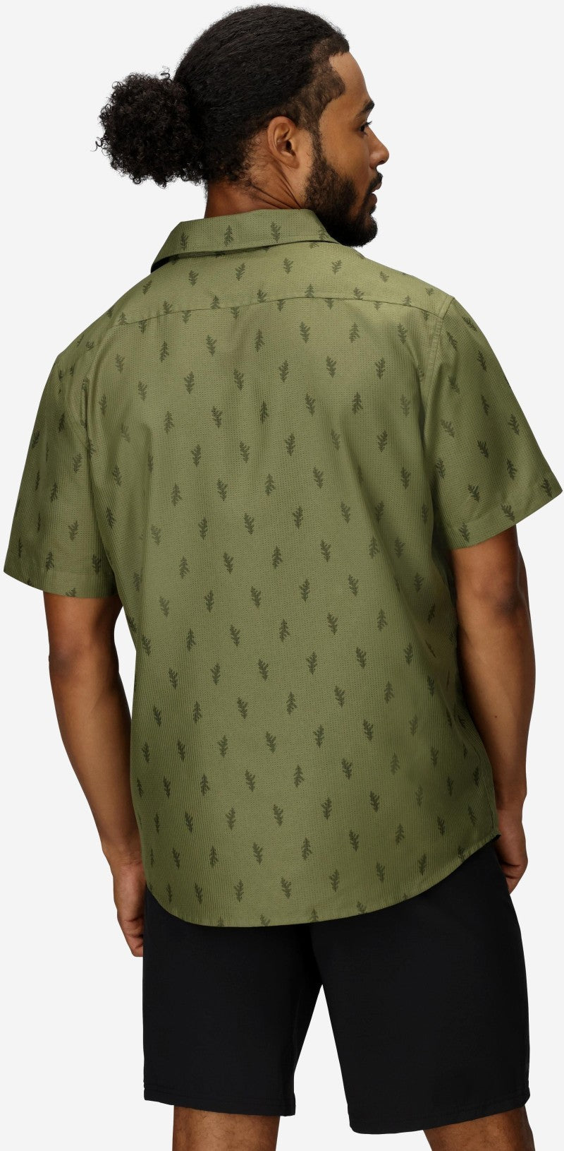 AirExchange Novelty SS Shirt - Mens - olive grove leaf 1