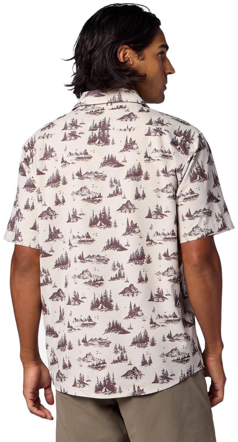 AirExchange SS Shirt - Mens - birch bark lake side campout 1