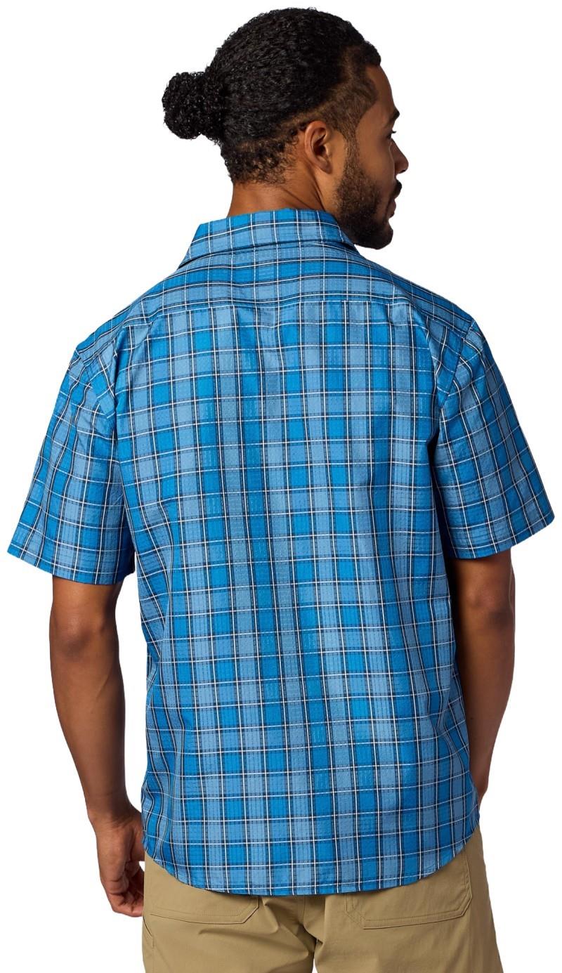 AirExchange SS Shirt - Mens - nautical blue ranger plaid 1