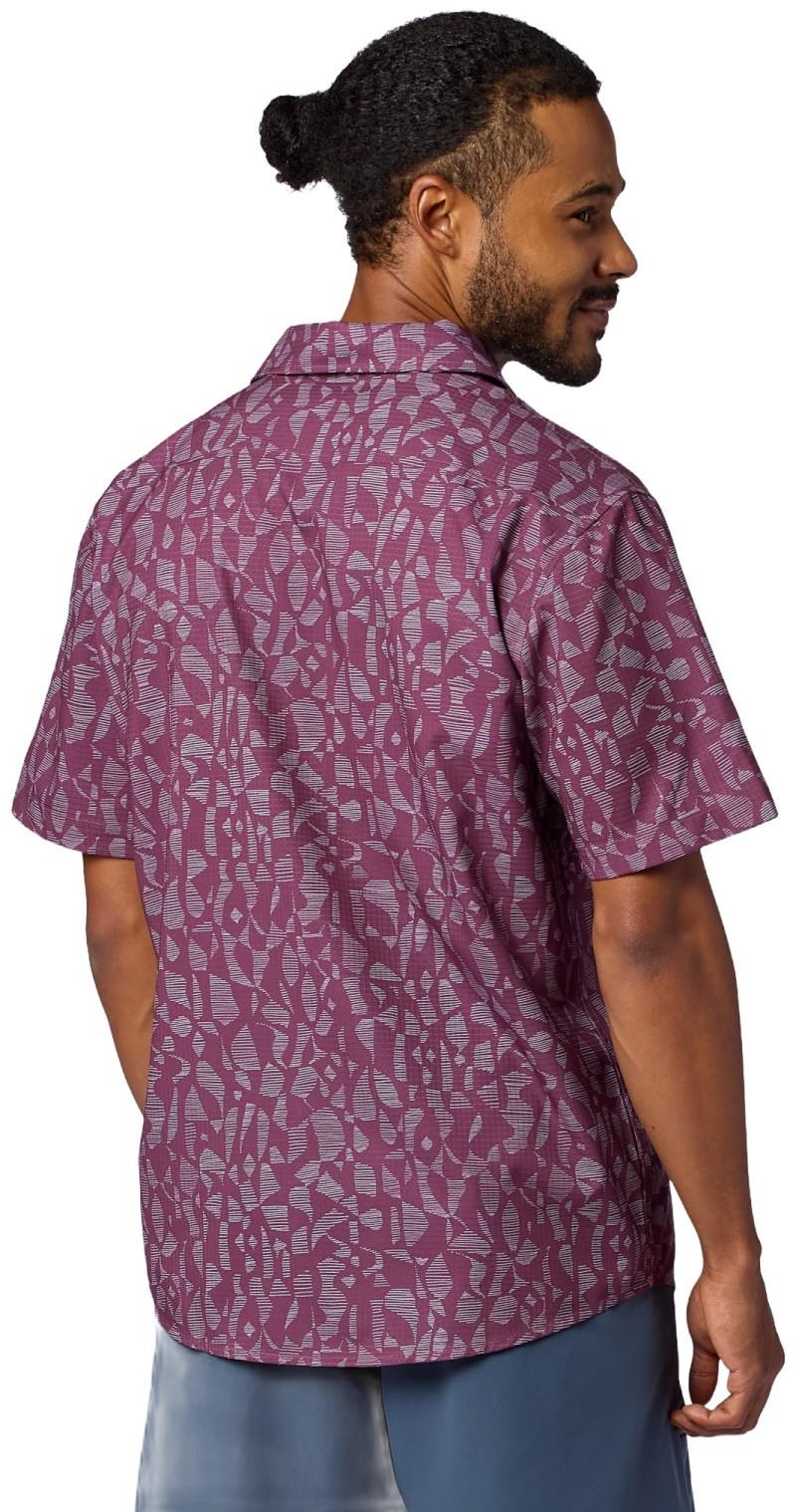 AirExchange SS Shirt - Mens - sugar plum fiesta stripe 1