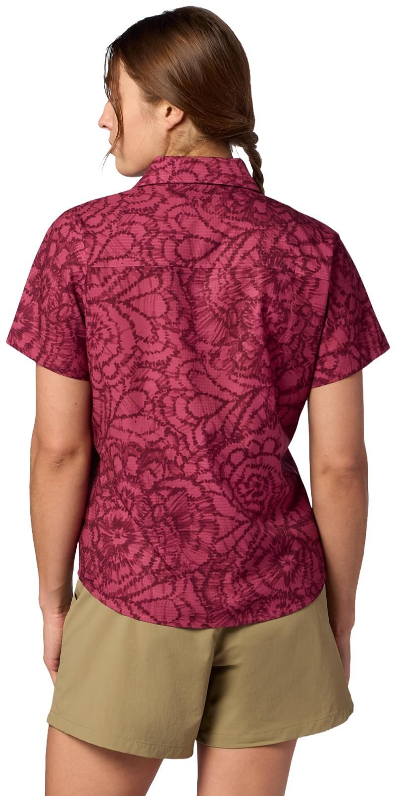 AirExchange SS Shirt - Womens - dried rose twirl 1
