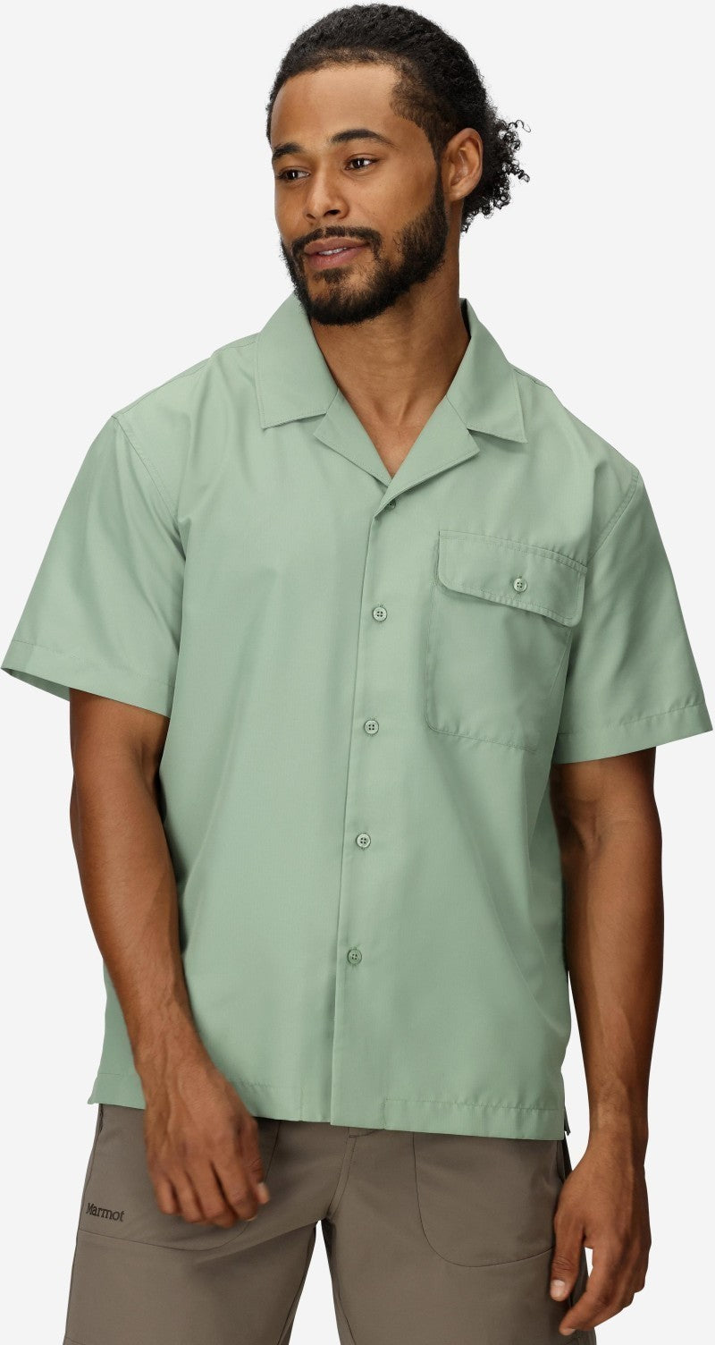 AirExchange SolarShield Camp SS Shirt - Mens - agate green 1