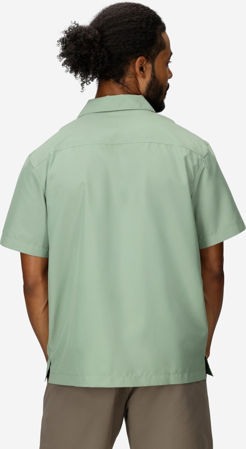 AirExchange SolarShield Camp SS Shirt - Mens - agate green 1