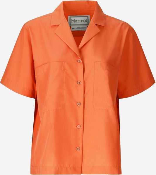 AirExchange SolarShield Camp SS Shirt - Womens - pomelo 1