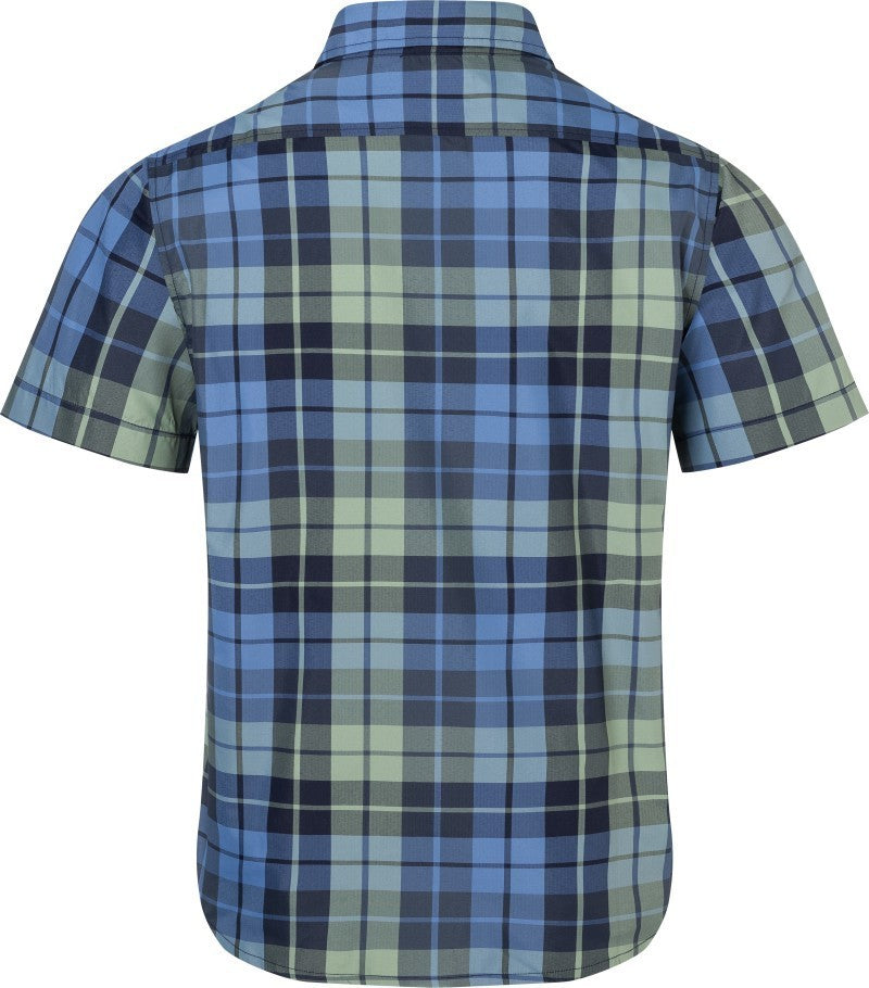 AirExchange SolarShield Novelty SS Shirt - Mens - arctic navy wayland plaid 1