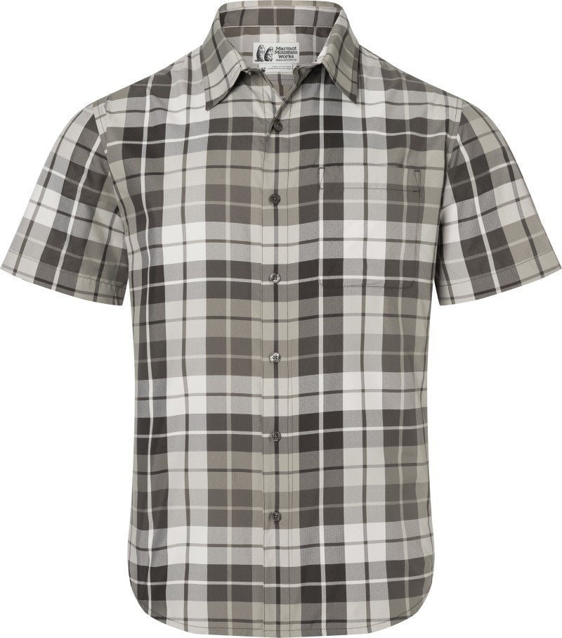 AirExchange SolarShield Novelty SS Shirt - Mens - hickory nut wayland plaid 1