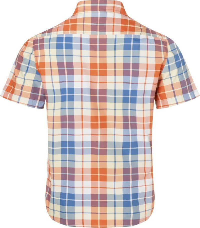 AirExchange SolarShield Novelty SS Shirt - Mens - pomelo wayland plaid 1
