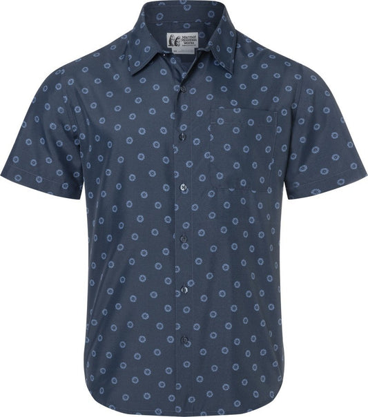 AirExchange SolarShield Novelty SS Shirt - Mens - thunderhead daybreak 1