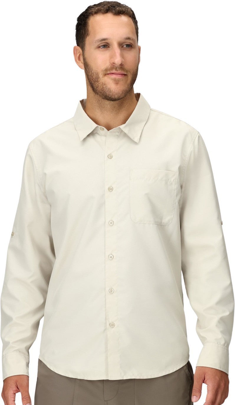 AirExchange UPF 40 LS Shirt - Mens - birch bark 1