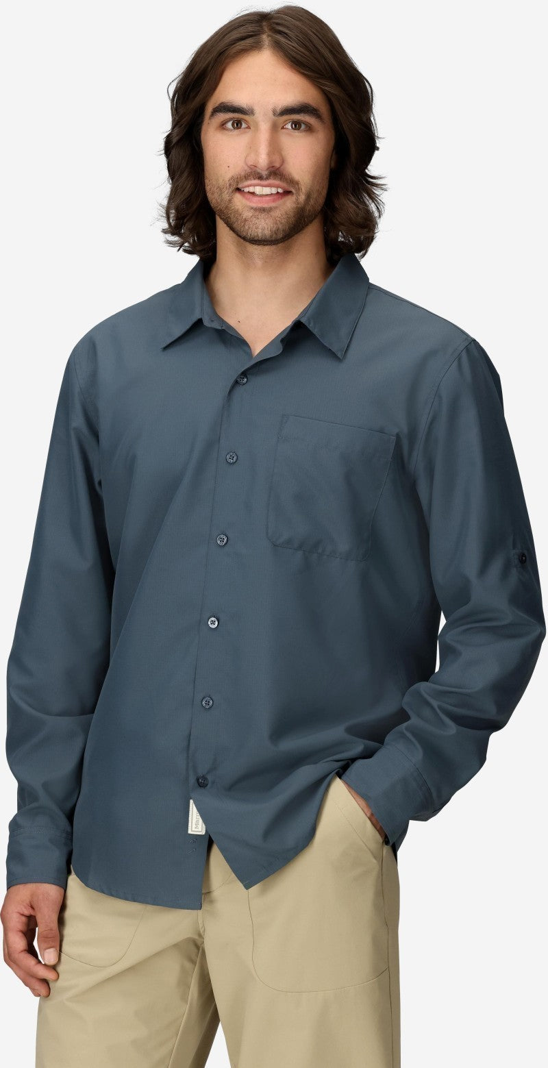 AirExchange UPF 40 LS Shirt - Mens - thunderhead 1