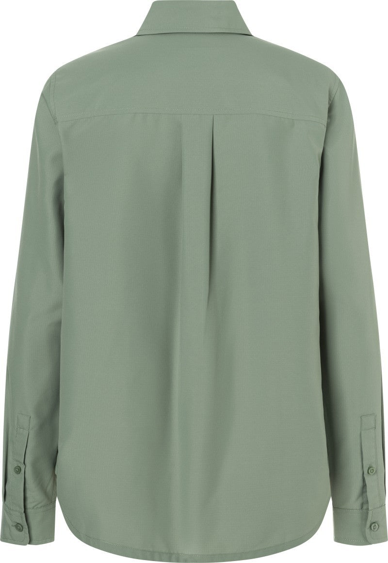 AirExchange UPF 40 LS Shirt - Womens - agate green 1