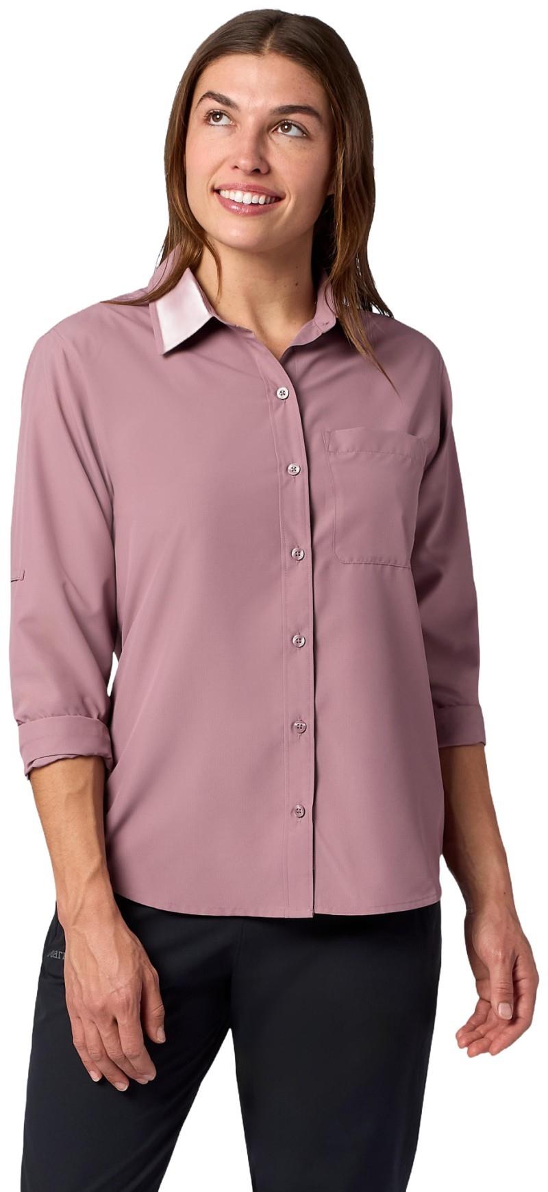 AirExchange UPF 40 LS Shirt - Womens - light mauve 1