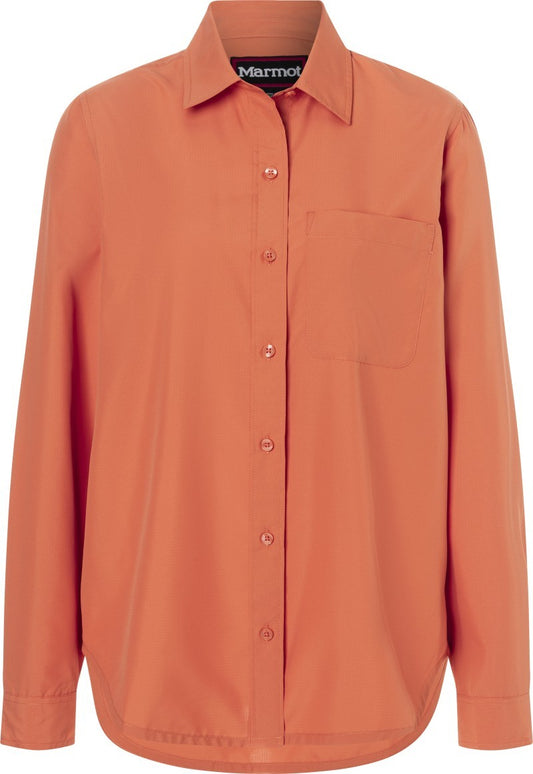 AirExchange UPF 40 LS Shirt - Womens - pomelo 1