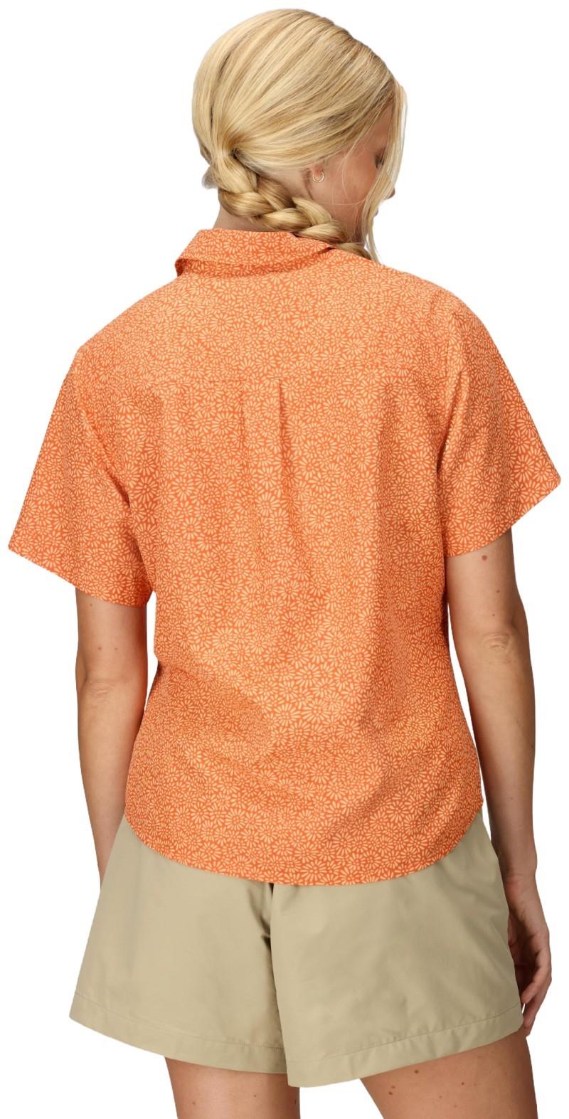 AirExchange UPF 40 Novelty SS Shirt - Womens - pomelo mini bloom 1
