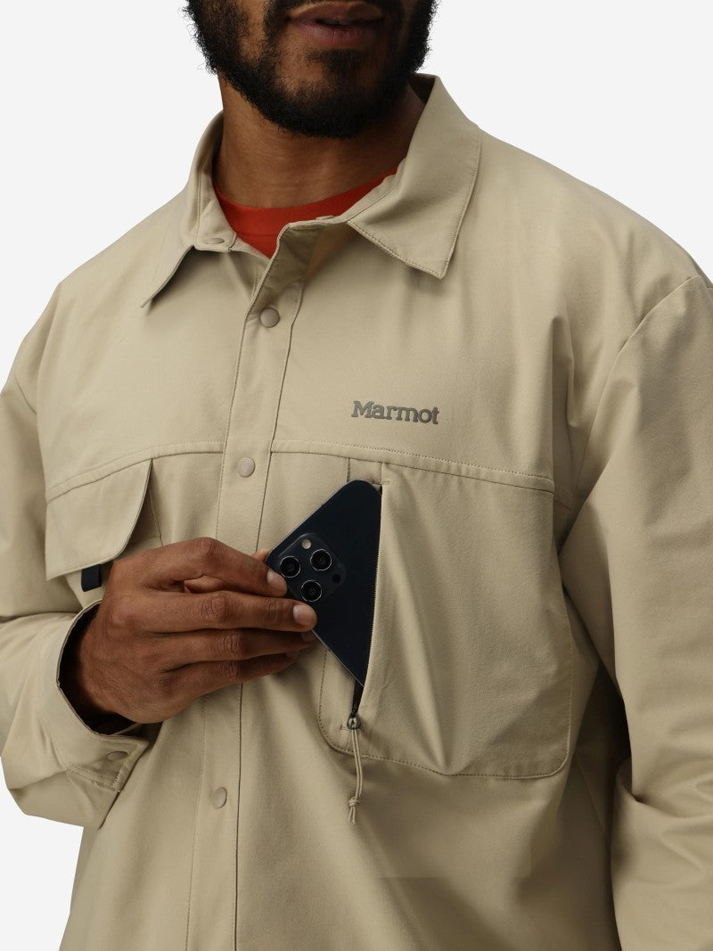 AirExchange UPF 40 Overshirt - Mens - chinchilla 1