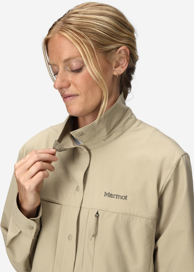 AirExchange UPF 40 Overshirt - Womens - chinchilla 1