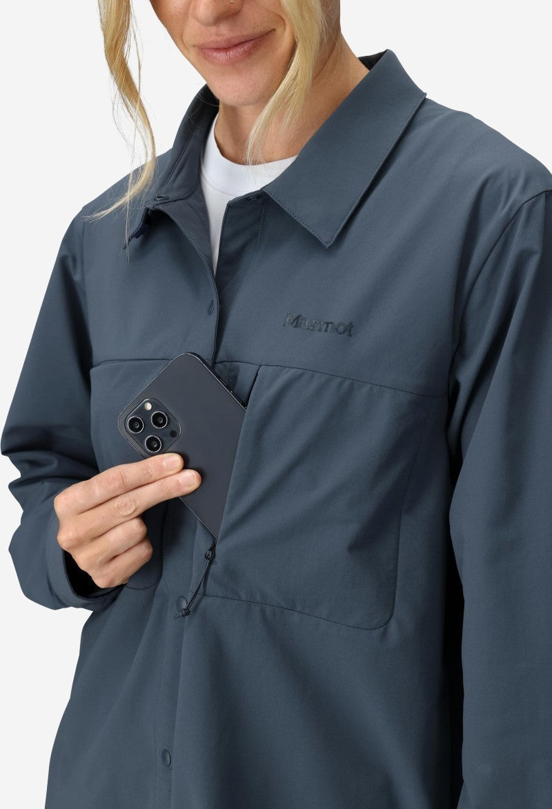 AirExchange UPF 40 Overshirt - Womens - thunderhead 1
