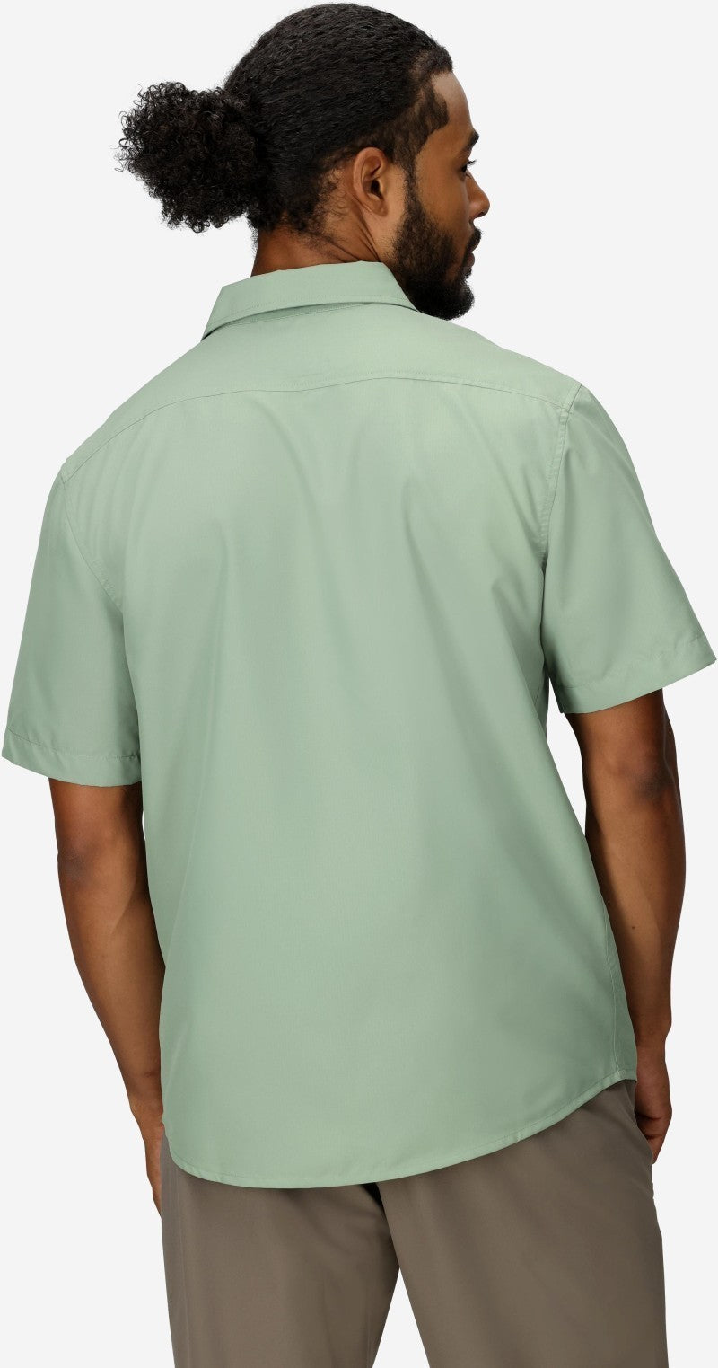 AirExchange UPF 40 SS Shirt - Mens - agate green 1