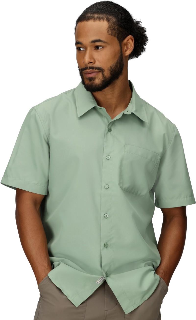 AirExchange UPF 40 SS Shirt - Mens - agate green 1